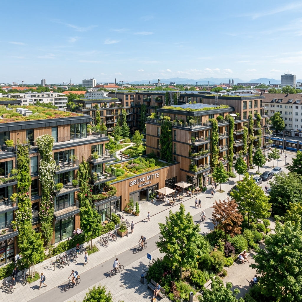 Wohnquartier "Grüne Mitte" in München