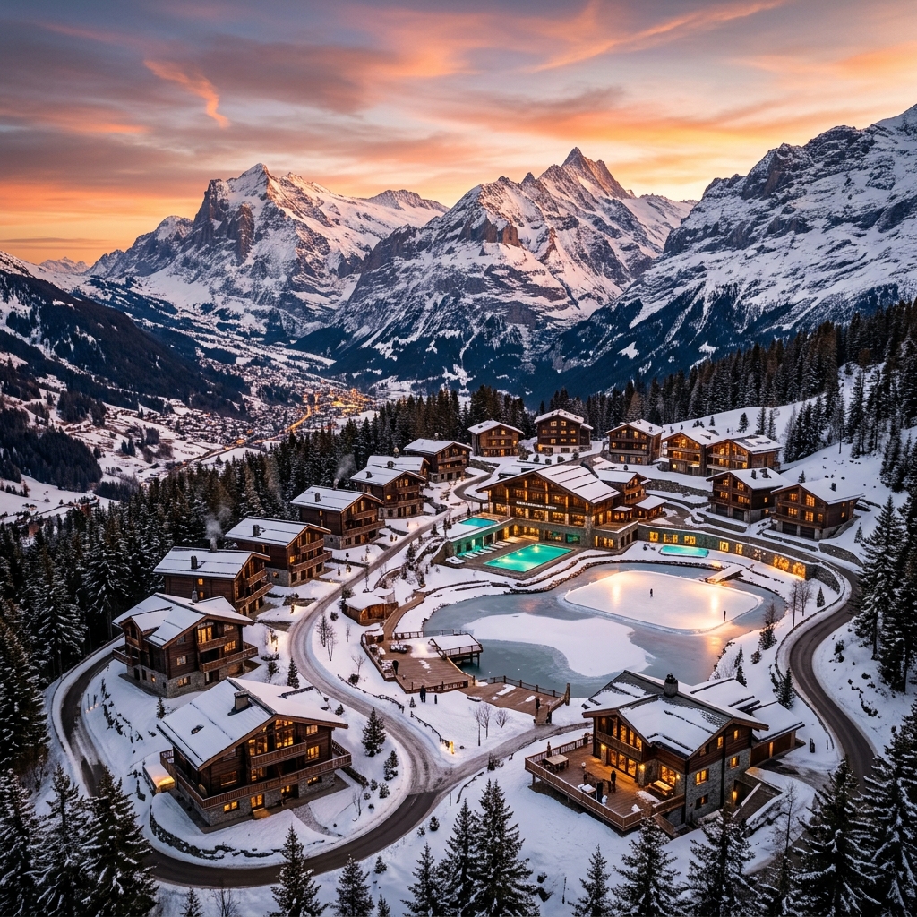 Hotel-Resort "Alpenblick" in der Schweiz